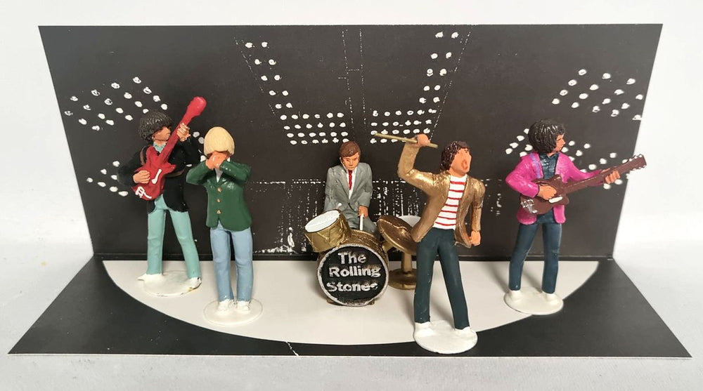 The Rolling Stones Rolling Stones Figurines + Box UK memorabilia ROLMMRO793634