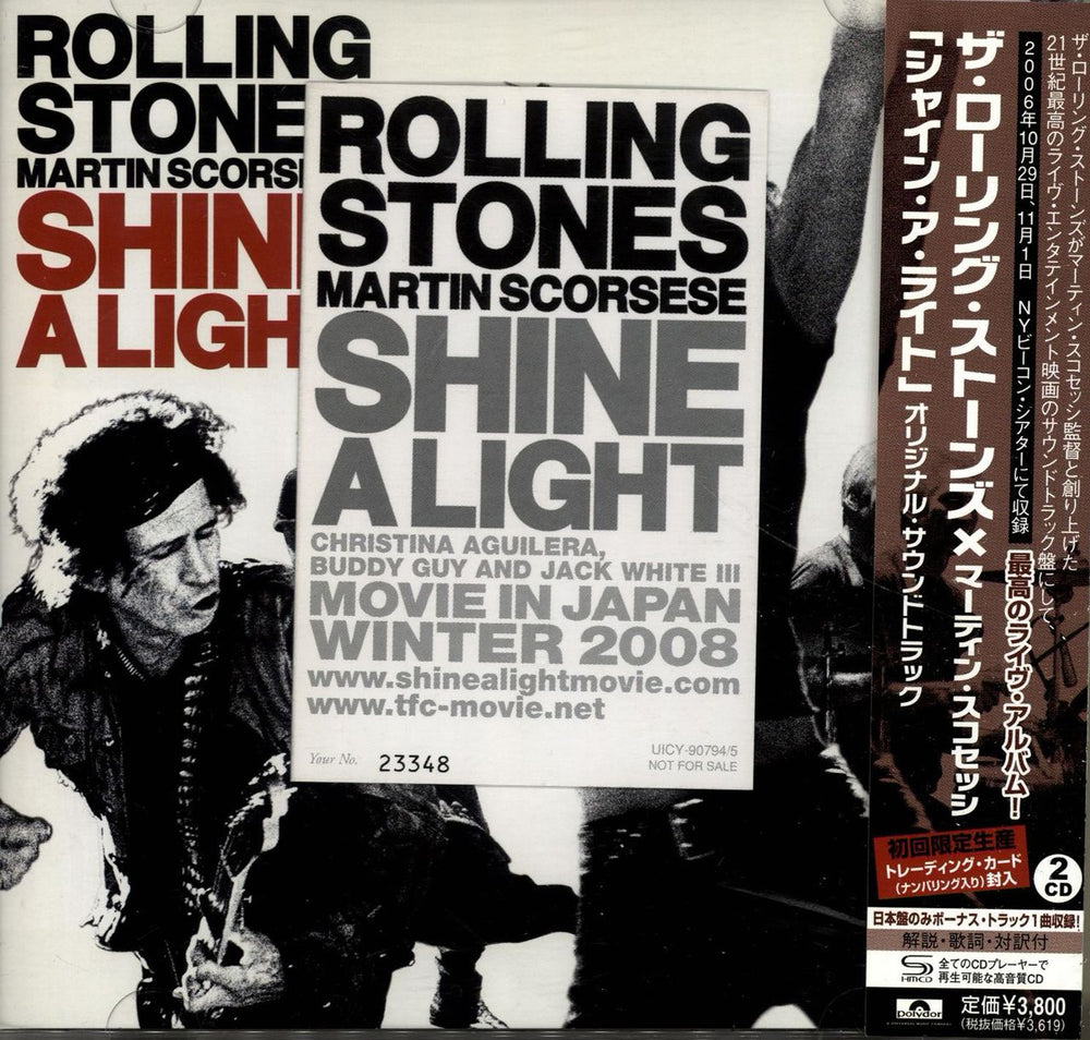 The Rolling Stones Shine A Light Japanese Promo SHM CD UICY-90794/5