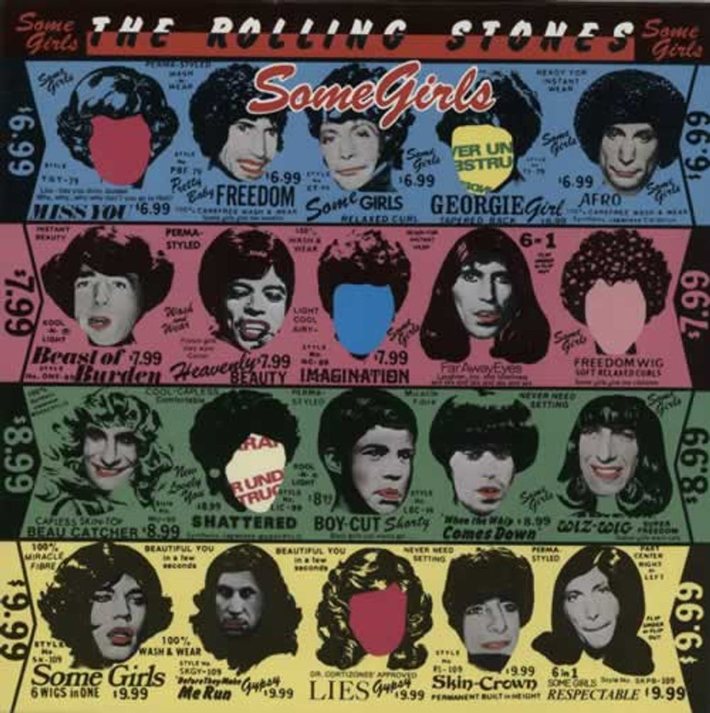 The Rolling Stones Some Girls - Green vinyl UK vinyl LP album (LP record) 2788536