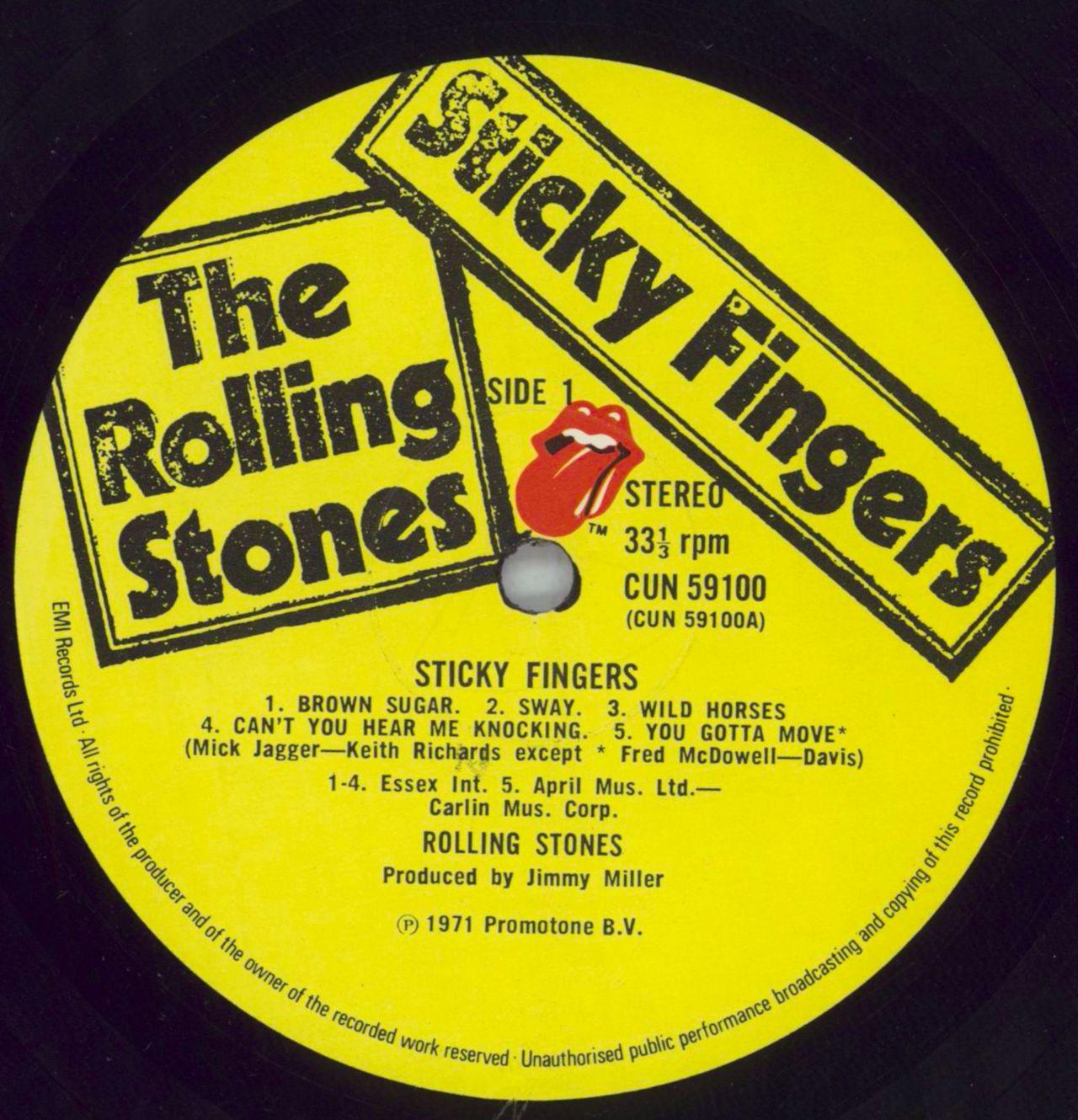 ROLLING STONES☆Sticky Fingers UK Rolling - www