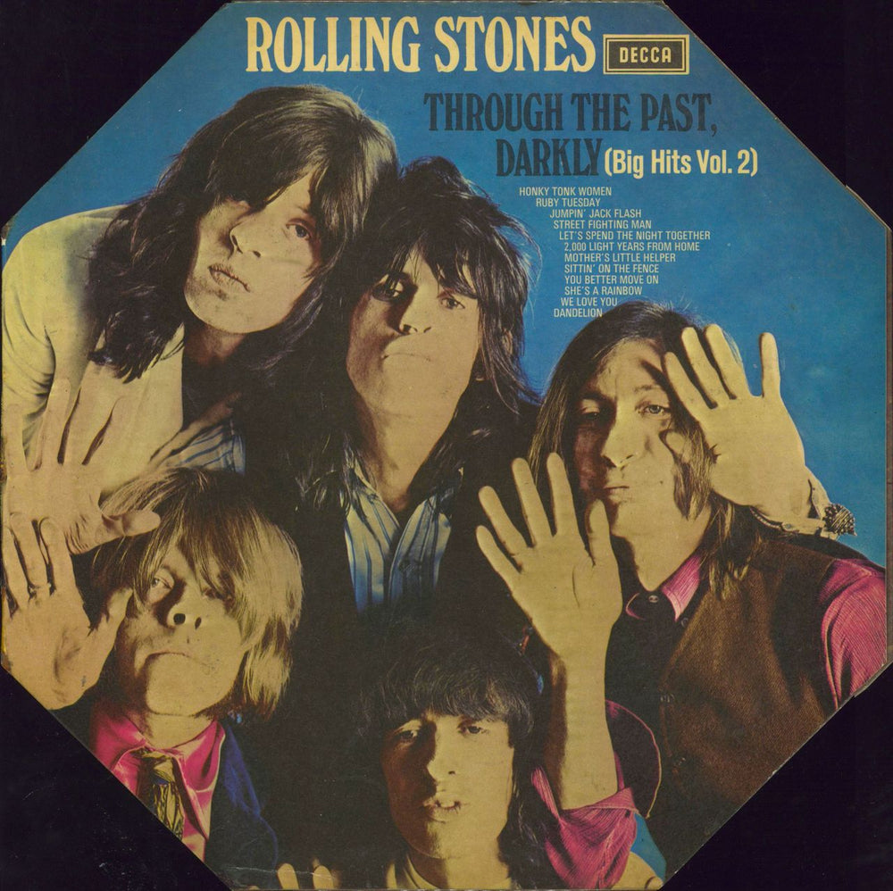 The Rolling Stones Through The Past, Darkly - 2nd - EX UK vinyl LP album (LP record) LK5019