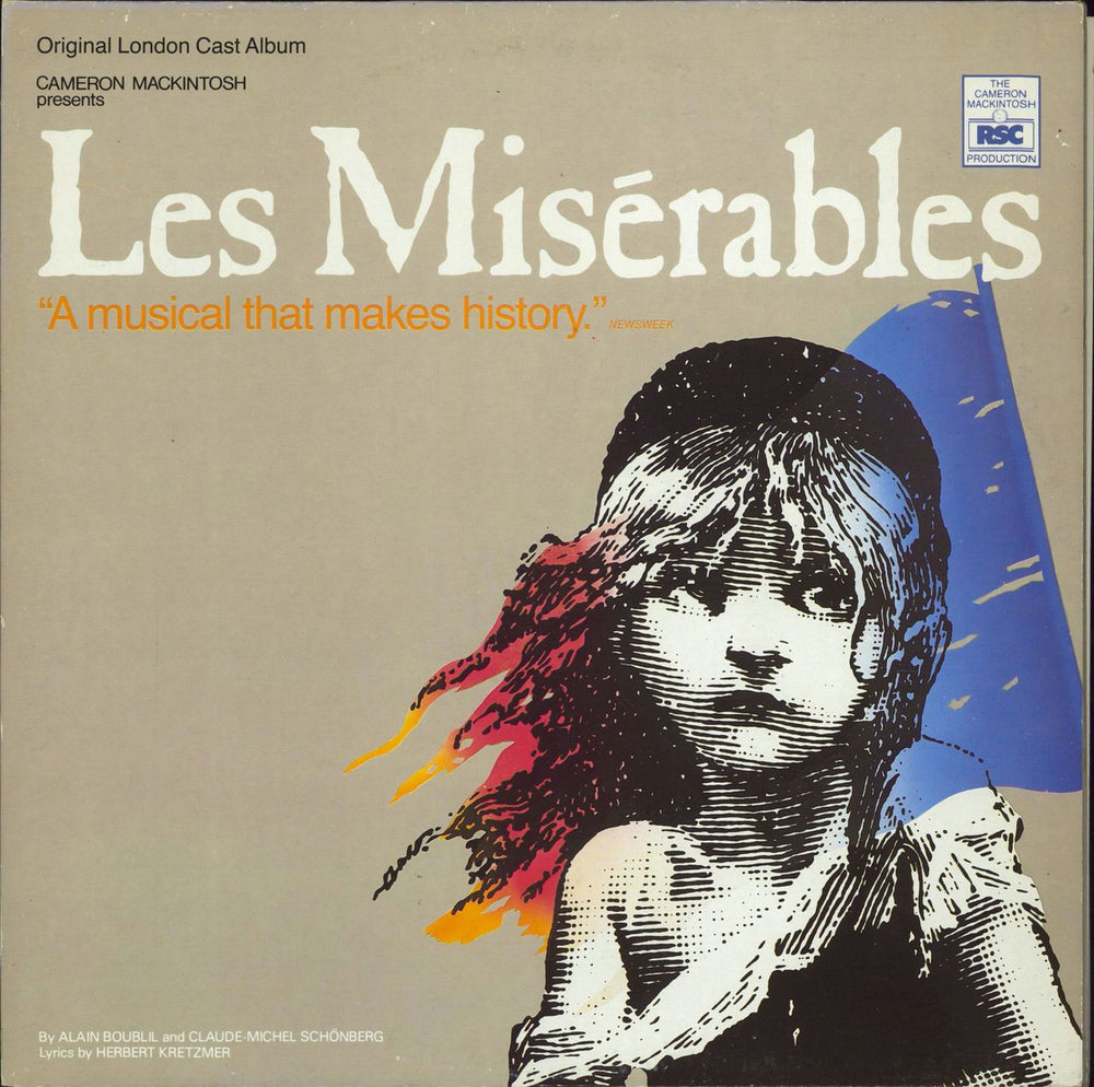 The Royal Shakespeare Company Les Misérables - EX UK 2-LP vinyl record set (Double LP Album) ENCORE1