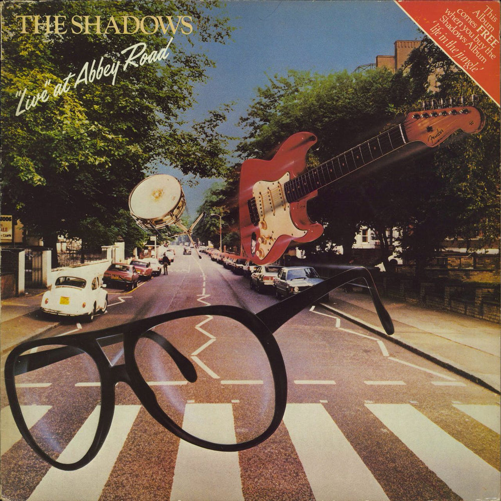 The Shadows Live At Abbey Road UK vinyl LP album (LP record) SHADS1