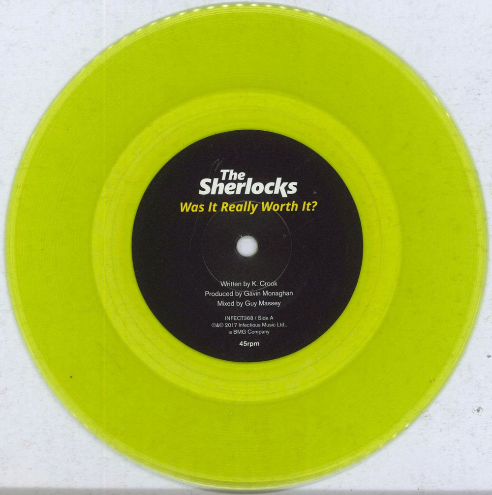 The Sherlocks Was It Really Worth It? UK 7" vinyl single (7 inch record / 45) 0MJ07WA829562