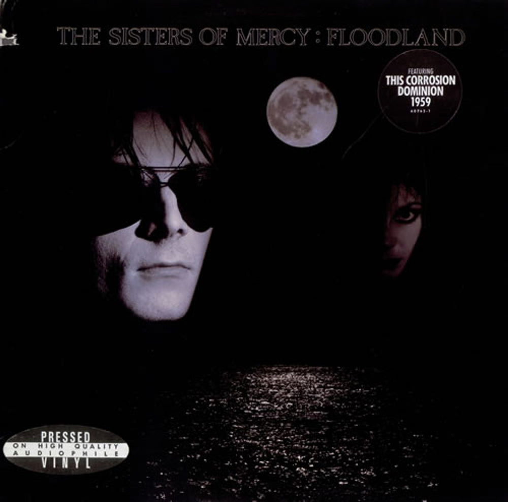 The Sisters Of Mercy Floodland US Promo vinyl LP album (LP record) 60762-1