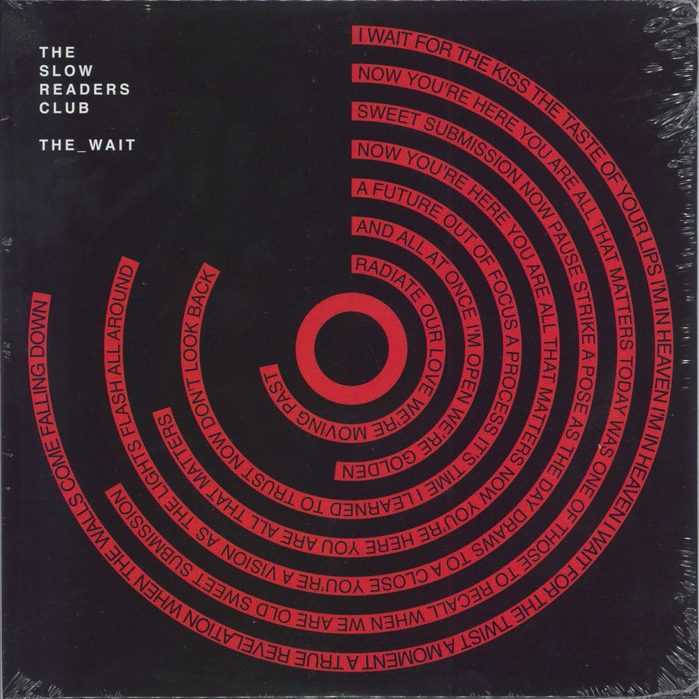 The Slow Readers Club The Wait - Red vinyl UK 7" vinyl single (7 inch record / 45) M219-UK-LP