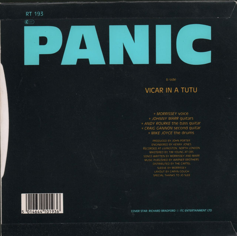 The Smiths Panic - Solid UK 7" vinyl single (7 inch record / 45)