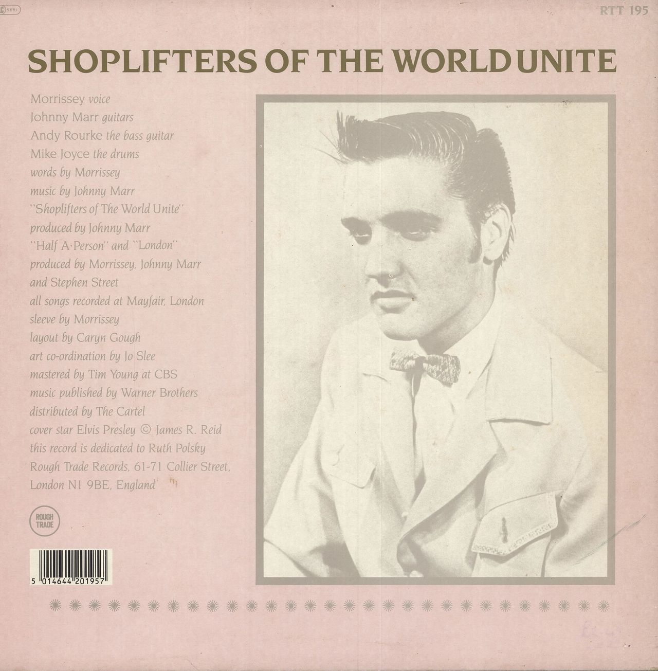 The Smiths Shoplifters Of The World - EX UK 12