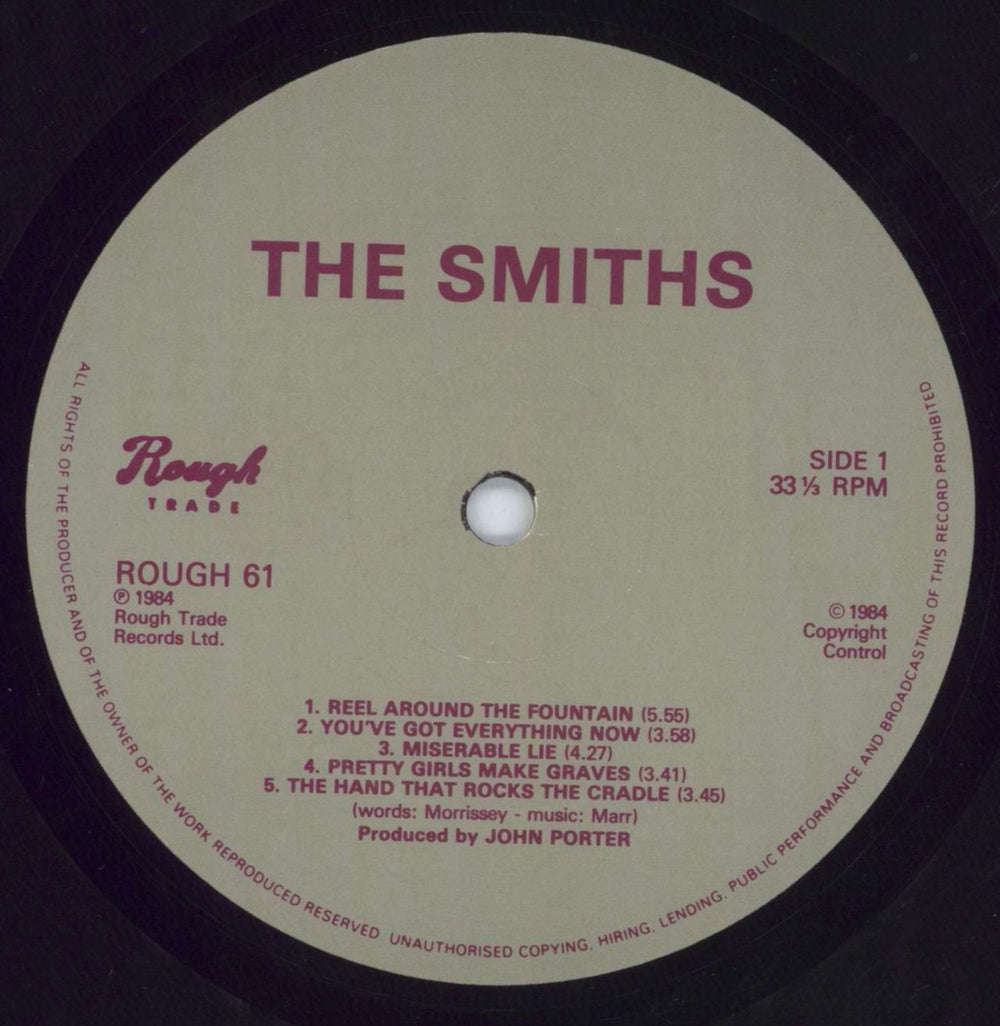 The Smiths The Smiths - 1st - EX UK vinyl LP album (LP record) SMILPTH639572