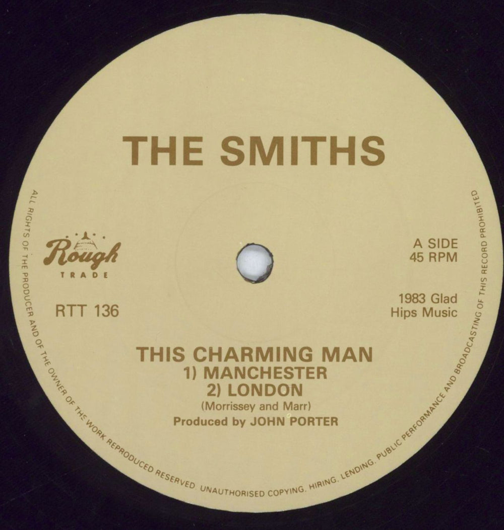 The Smiths This Charming Man - Version 1 - Shrink UK 12" vinyl single (12 inch record / Maxi-single) SMI12TH821558