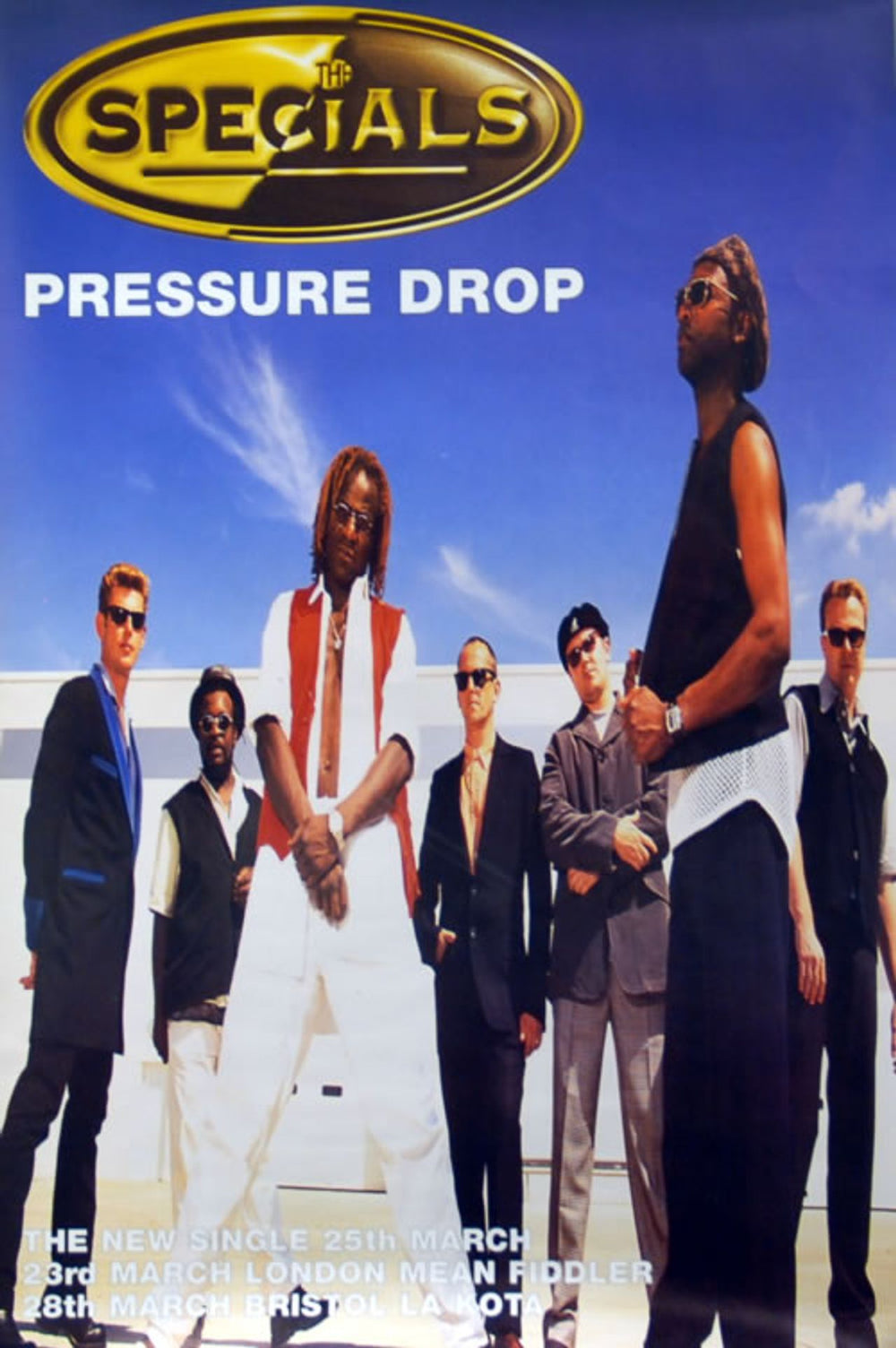 The Specials Pressure Drop UK Promo poster 20 X 30