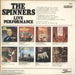 The Spinners Live Performance UK vinyl LP album (LP record)