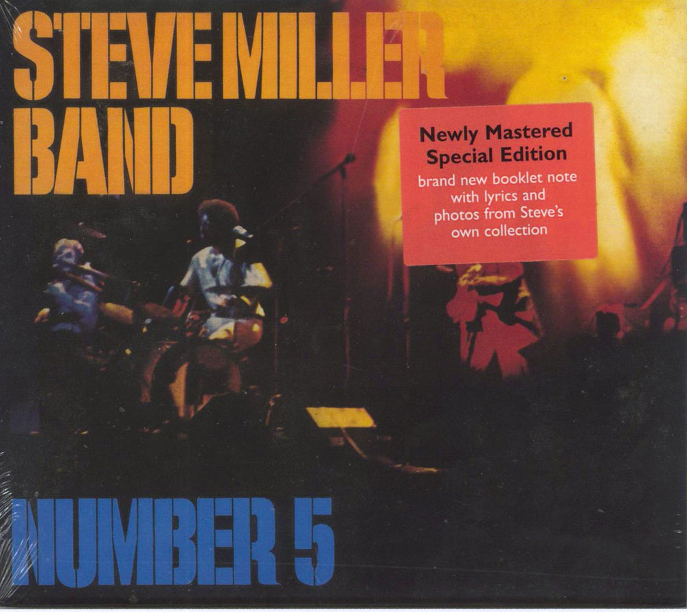 The Steve Miller Band Number 5: Remastered - Sealed UK CD album (CDLP) EDSA5007