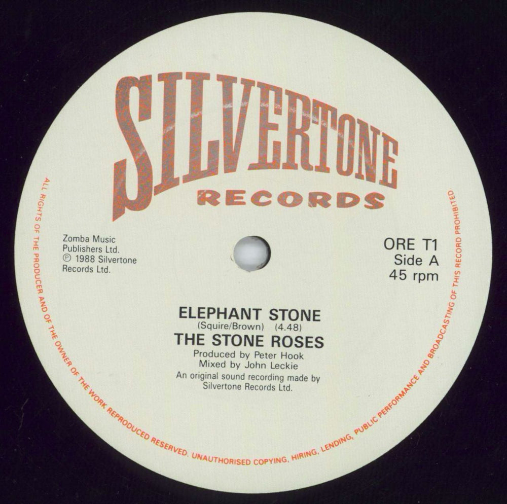 The Stone Roses Elephant Stone - 2nd UK 12" vinyl single (12 inch record / Maxi-single) STO12EL109166