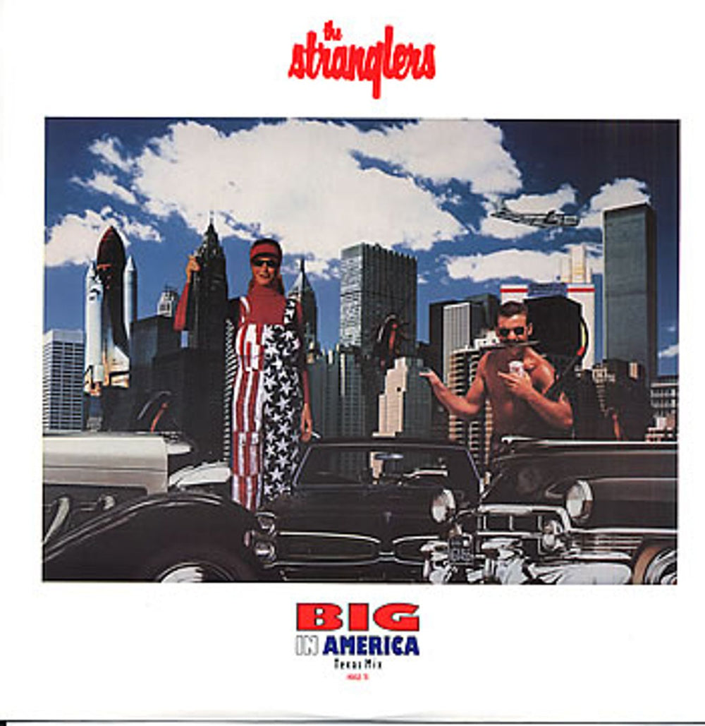 The Stranglers Big In America UK 12" vinyl single (12 inch record / Maxi-single) HUGET1