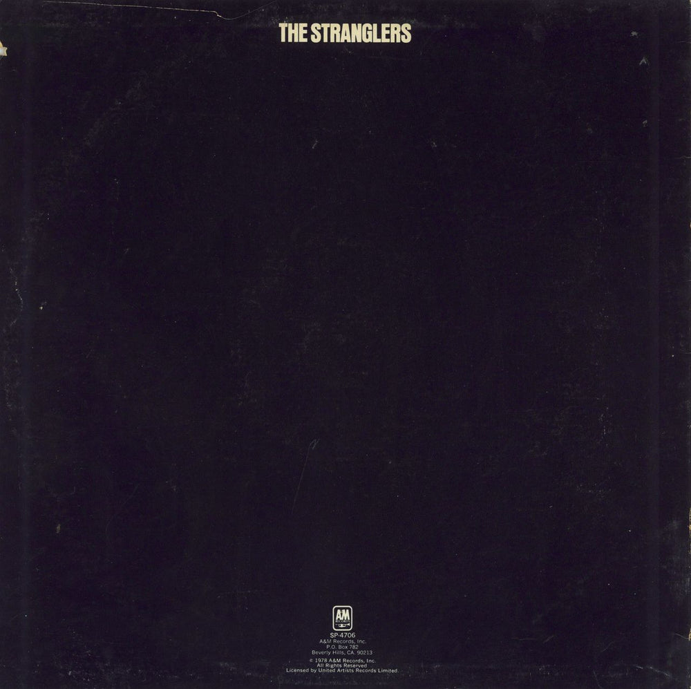 The Stranglers Black And White - Marbled Vinyl - EX US vinyl LP album (LP record)