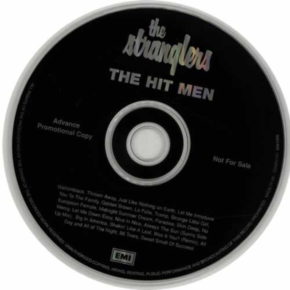 The Stranglers The Hit Men UK Promo 2 CD album set (Double CD) CDADV101