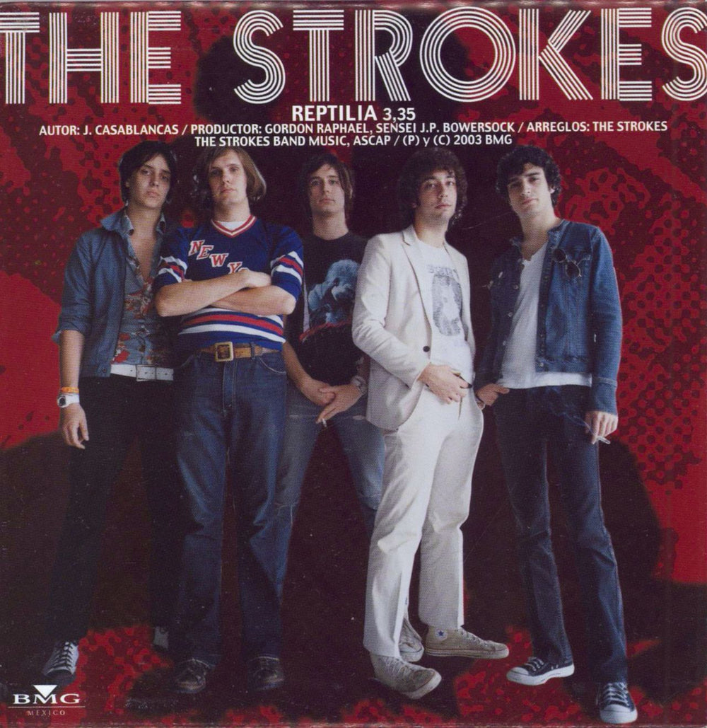 The Strokes Reptilia Mexican Promo CD single (CD5 / 5") KESC5RE272584