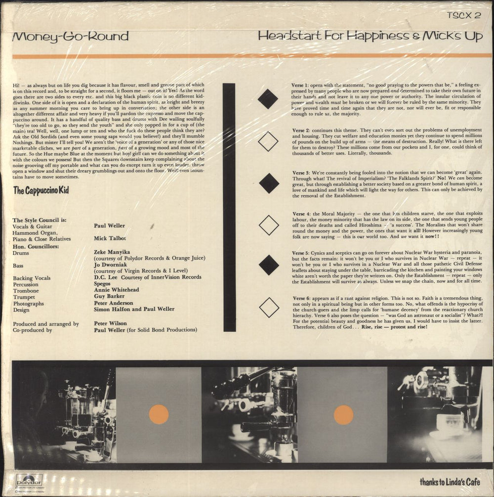 The Style Council Money Go Round - Shrink UK 12" vinyl single (12 inch record / Maxi-single)