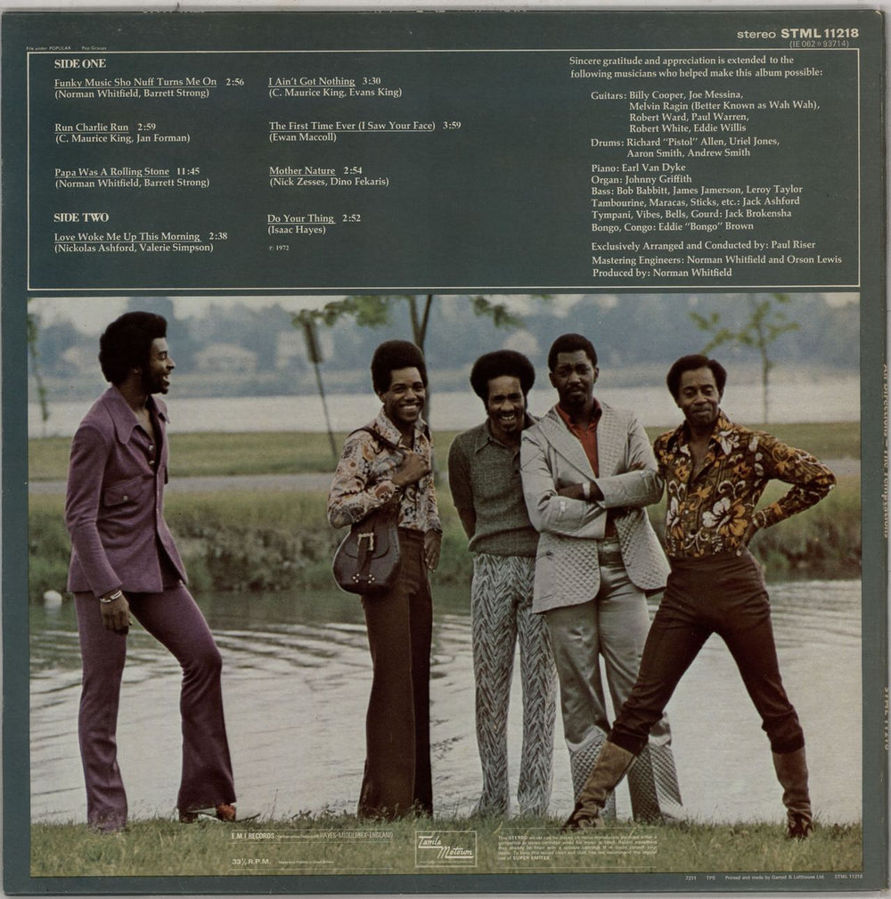 The Temptations All Directions - EX UK vinyl LP album (LP record)