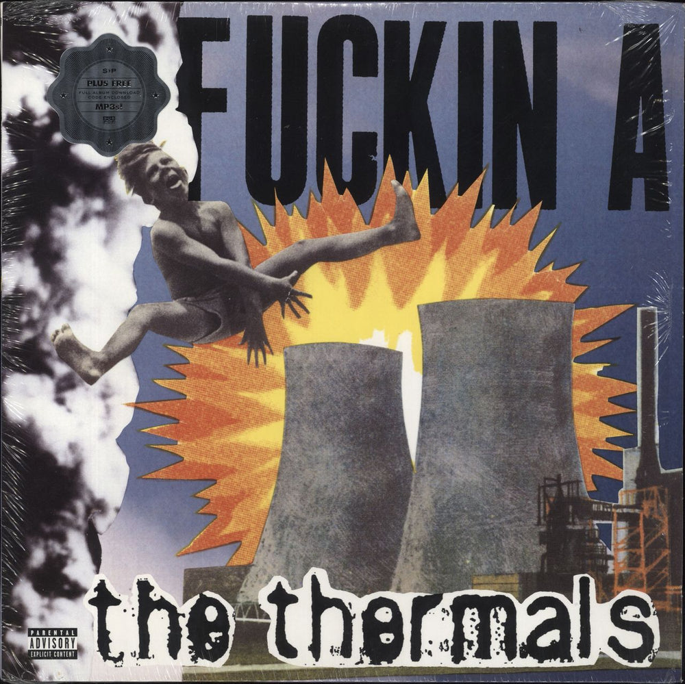 The Thermals Fuckin A - Reissue - Open Shrink US vinyl LP album (LP record) SP645