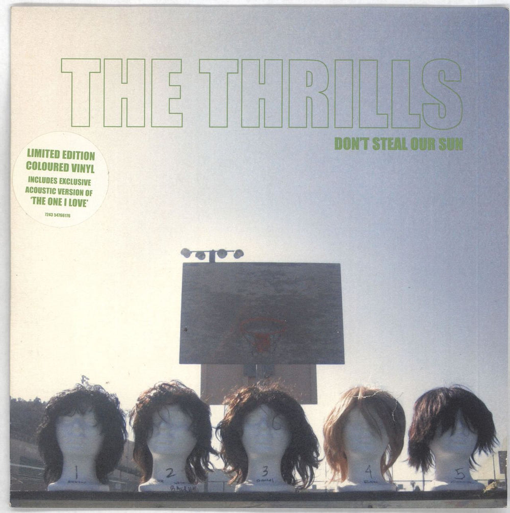 The Thrills Don't Steal Our Sun - Green Vinyl UK 7" vinyl single (7 inch record / 45) VS1864