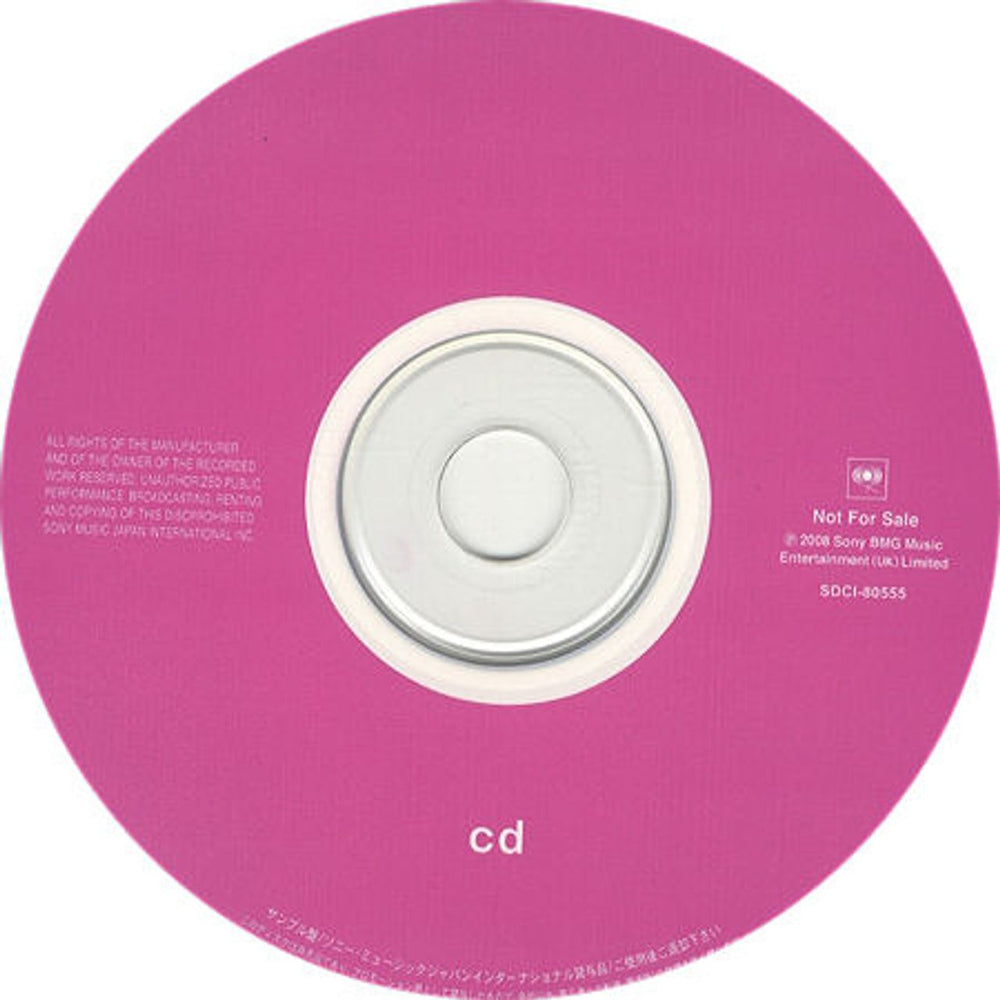 The Ting Tings Great DJ Japanese Promo CD-R acetate SDCI-80555/6