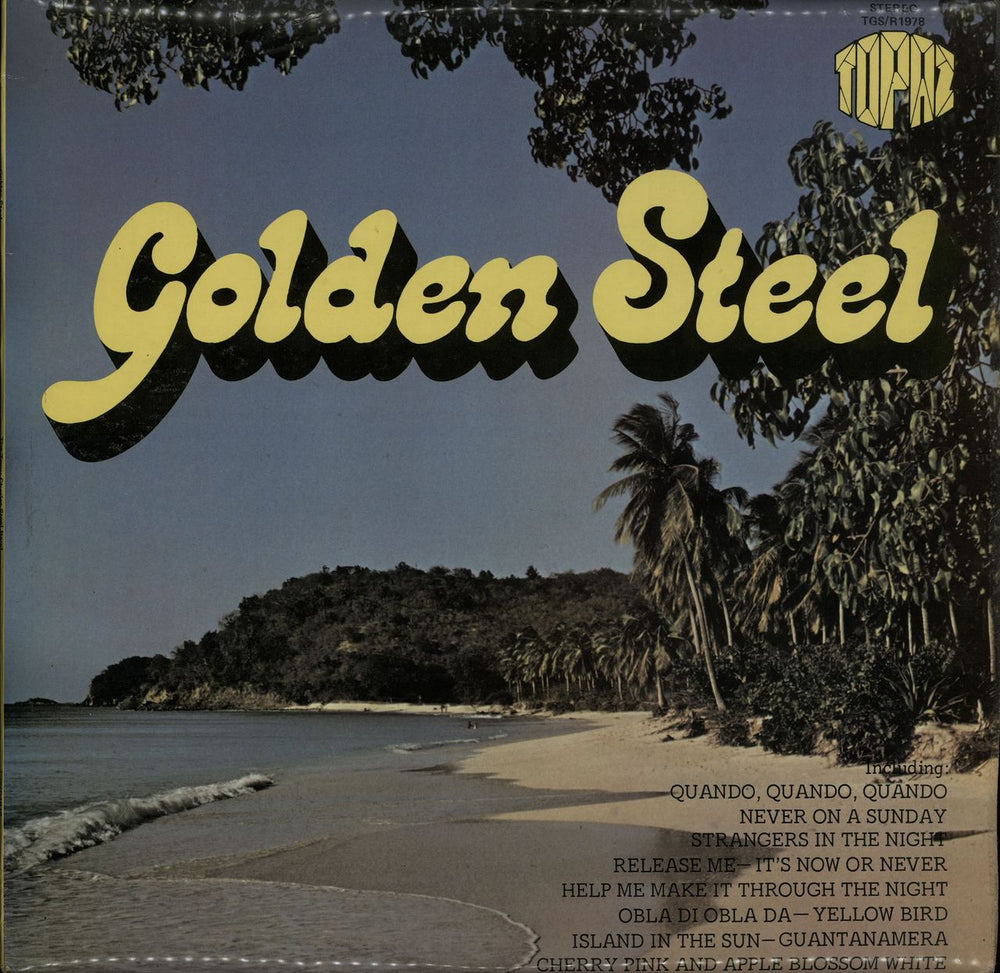 The Tony Charles Steel Band Golden Steel UK 2-LP vinyl record set (Double LP Album) TGS/R1978
