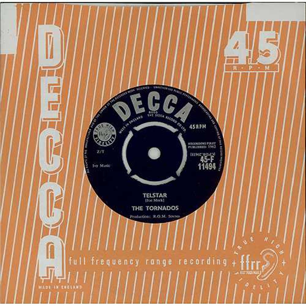 The Tornados Telstar - EX UK 7" vinyl single (7 inch record / 45) 45-F11494