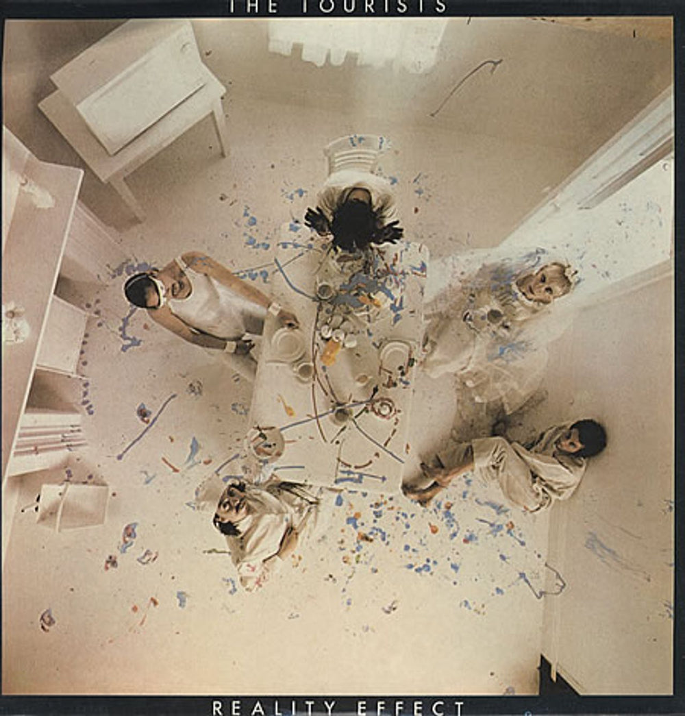 The Tourists Reality Effect Portugese vinyl LP album (LP record) LOGO1019