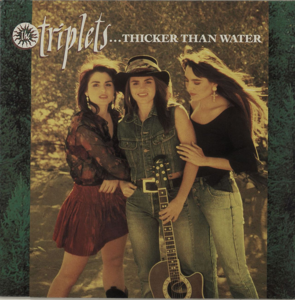 The Triplets ...Thicker Than Water UK vinyl LP album (LP record) 848290-1