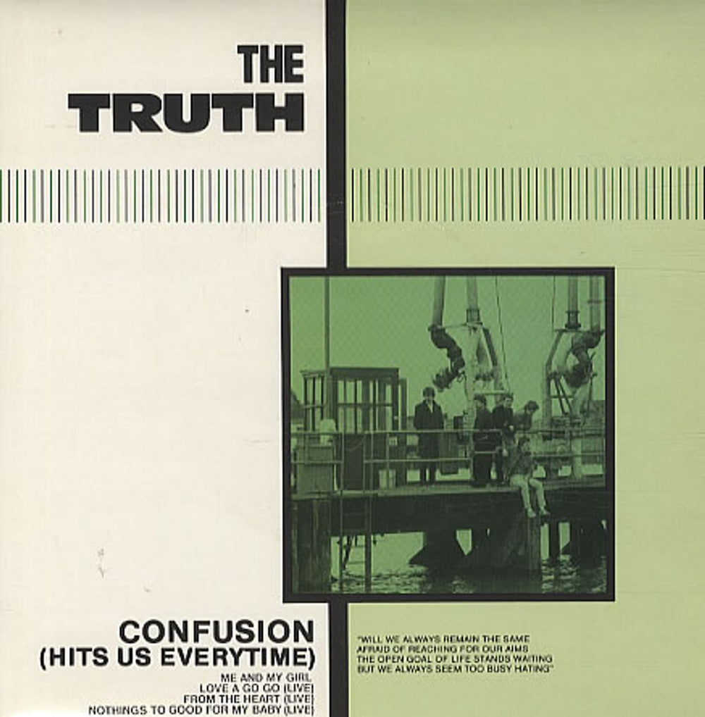 The Truth (80s) Confusion (Hits Us Everytime) - Double pack UK 7" vinyl single (7 inch record / 45) TRUTH1F