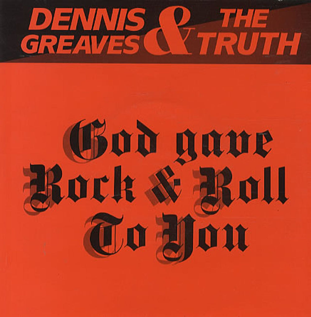 The Truth (80s) God Gave Rock & Roll To You UK 7" vinyl single (7 inch record / 45) EIRS119