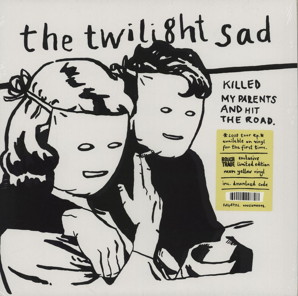 The Twilight Sad Killed My Parents And Hit The Road - Yellow UK vinyl LP album (LP record) FATLP87LTD