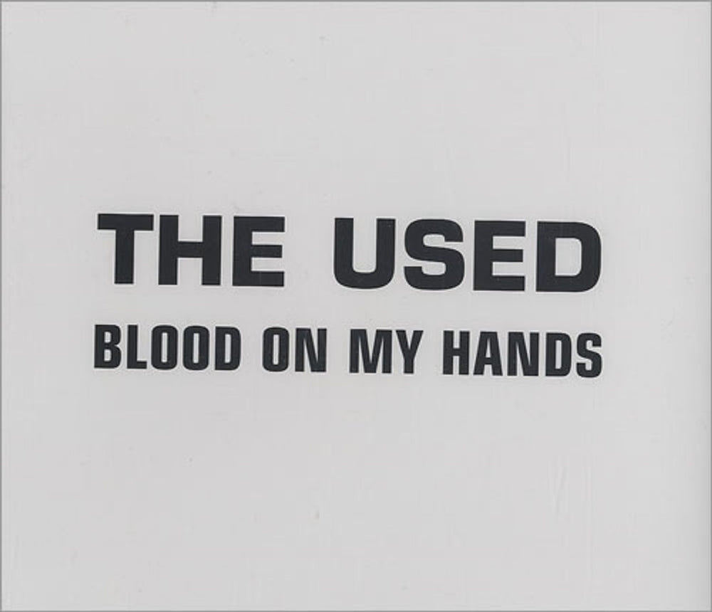 The Used Blood On My Hands UK Promo CD single (CD5 / 5") PR017284