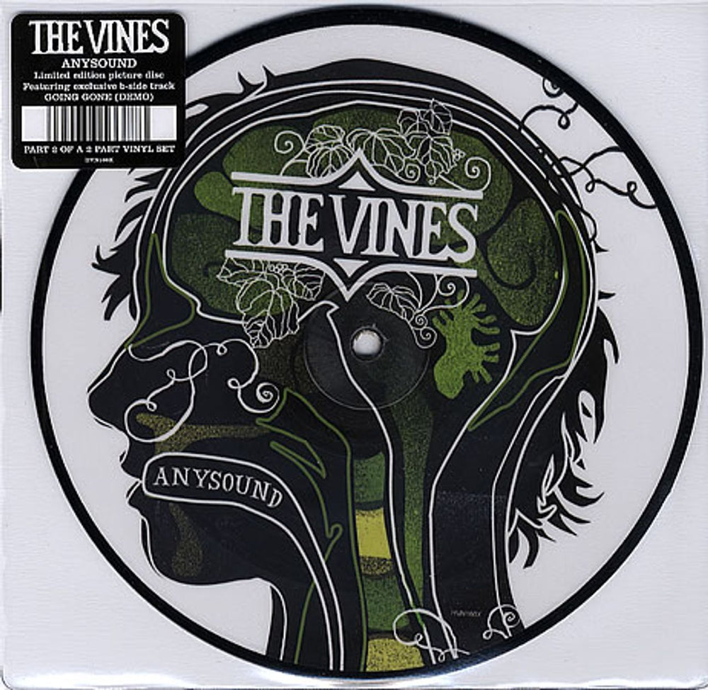 The Vines Anysound UK 7" vinyl picture disc (7 inch picture disc single) HVN160X