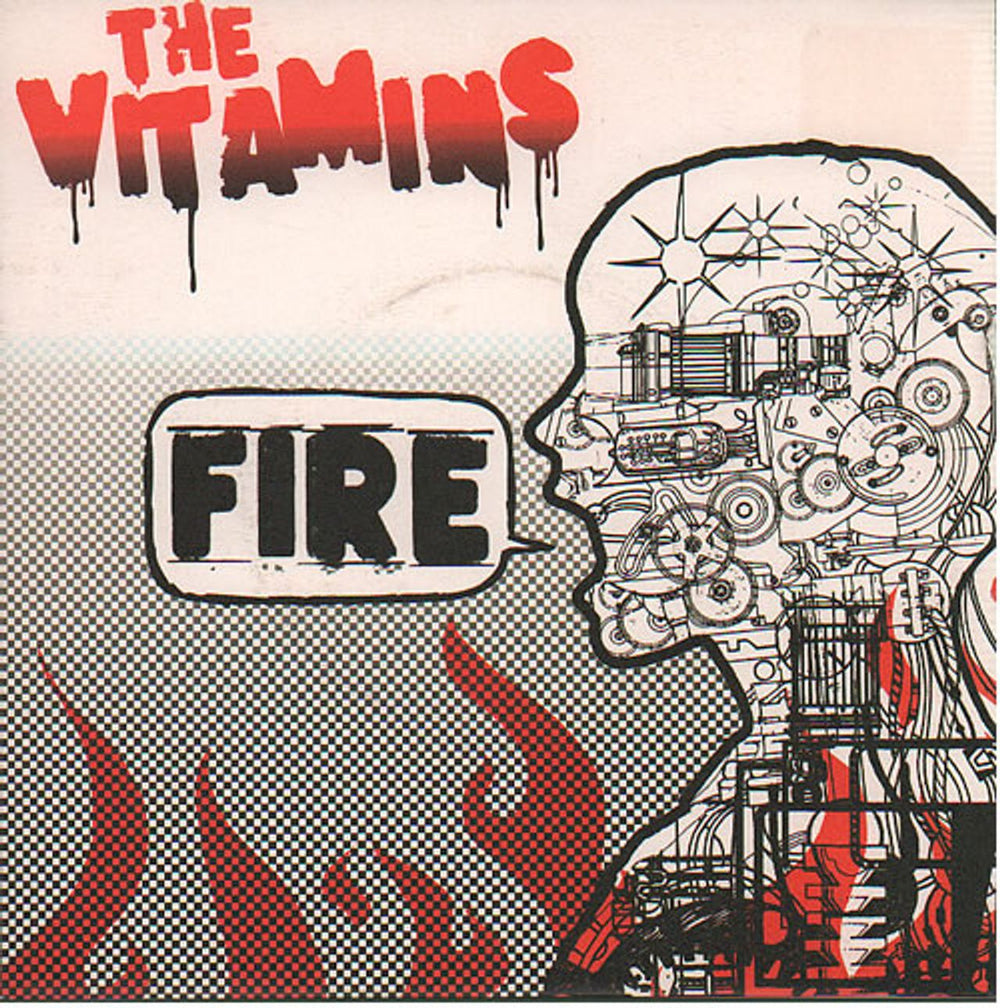 The Vitamins Fire UK 7" vinyl single (7 inch record / 45) RF016VS