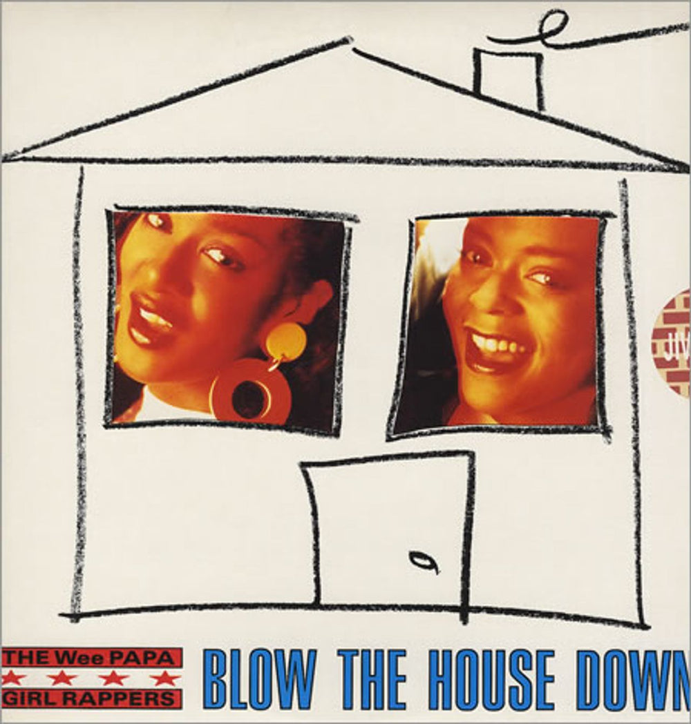 The Wee Papa Girl Rappers Blow The House Down UK 12" vinyl single (12 inch record / Maxi-single) JIVEX197