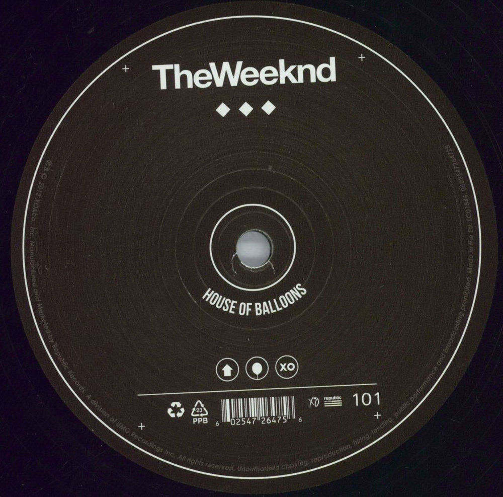 THE WEEKND HOUSE OF BALLOONS 2LP VINYL DEBUT 2024 NEW