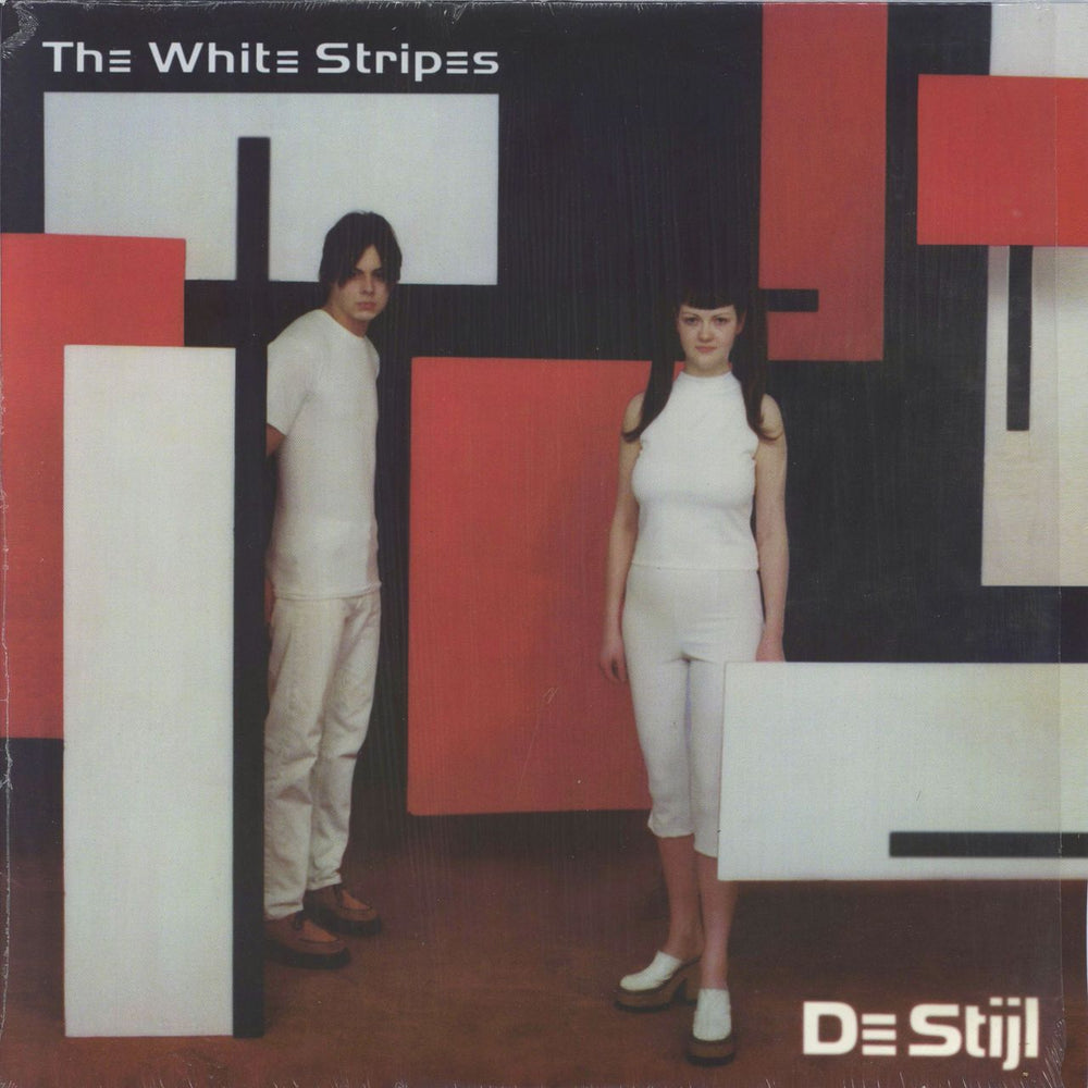 The White Stripes De Stijl - 1st UK vinyl LP album (LP record) SFTRI609