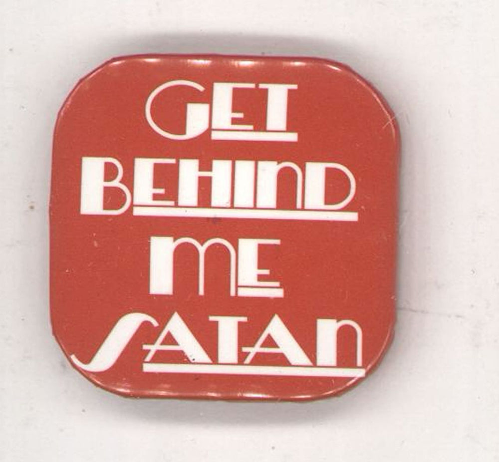 The White Stripes Get Behind Me Satan UK badge BUTTON BADGE