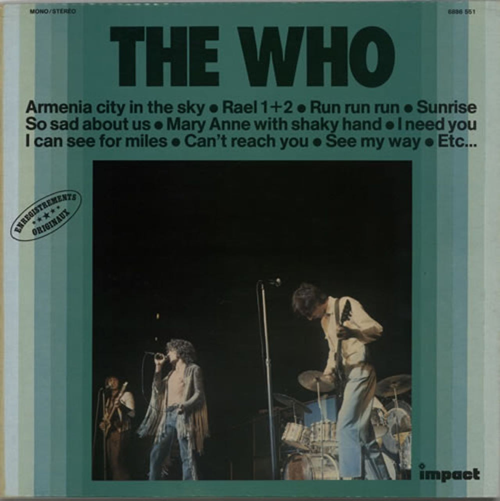 The Who The Who French vinyl LP album (LP record) 6886551