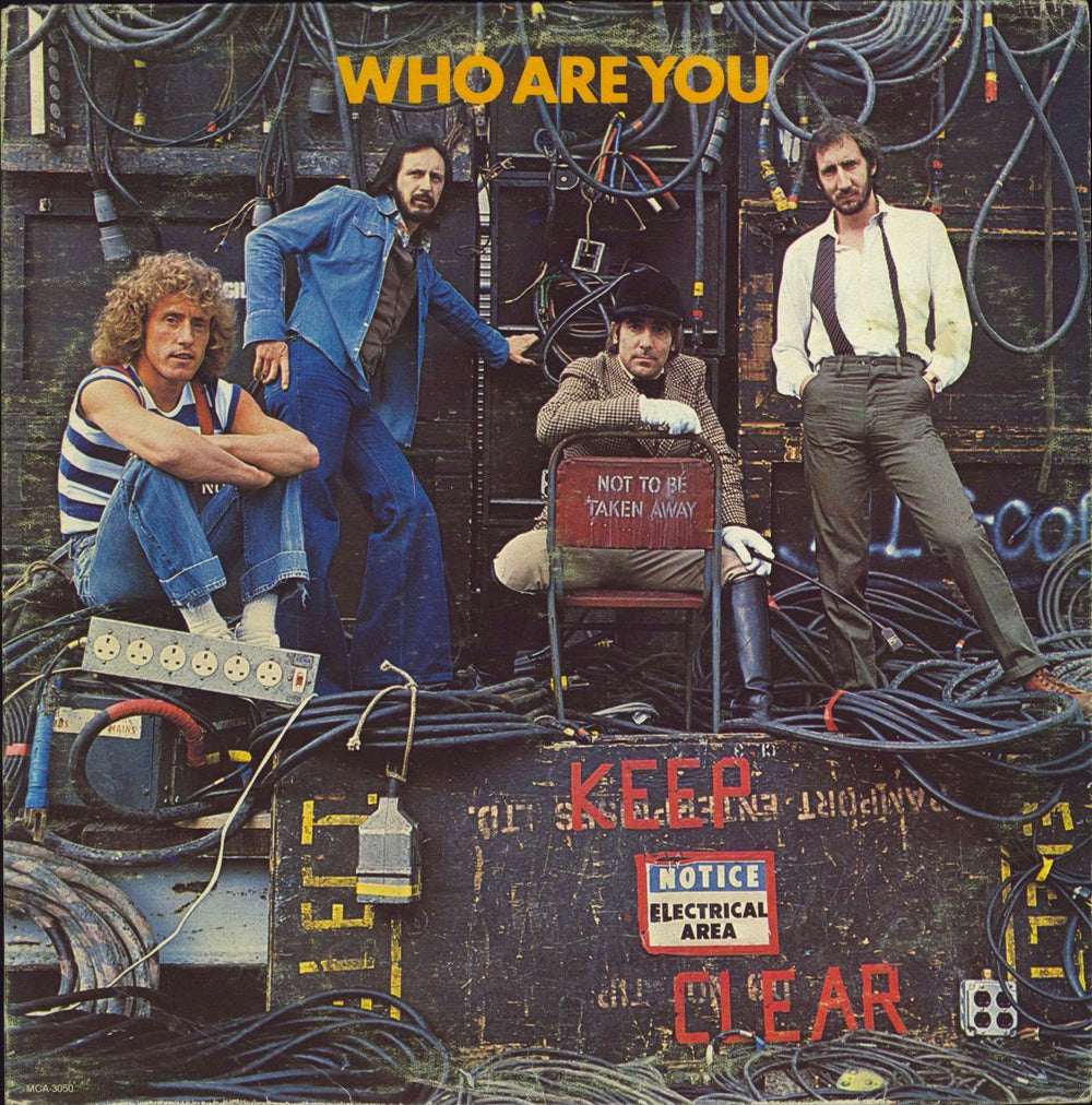 The Who Who Are You - Red Vinyl - EX US vinyl LP album (LP record) MCA-3050