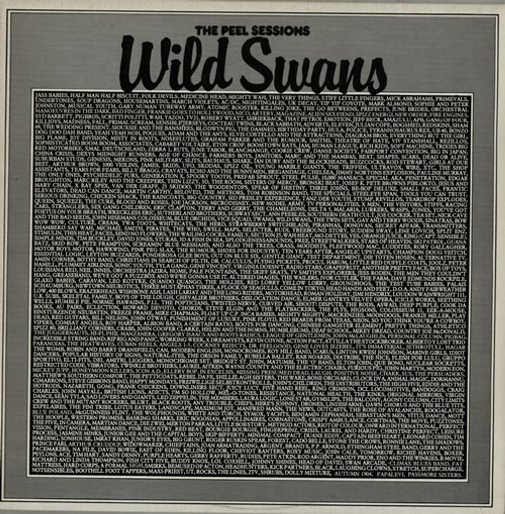 The Wild Swans The Peel Sessions UK vinyl LP album (LP record) SFPS006