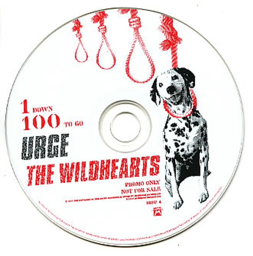 The Wildhearts Urge UK Promo CD single (CD5 / 5") DROP4