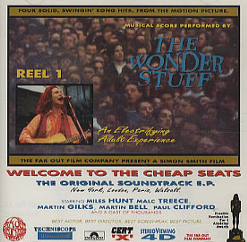 The Wonder Stuff Welcome To The Cheap Seats Reel 1 UK CD single (CD5 / 5") GONCD14