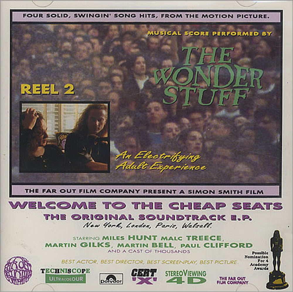 The Wonder Stuff Welcome To The Cheap Seats Reel 2 UK CD single (CD5 / 5") GONCC14