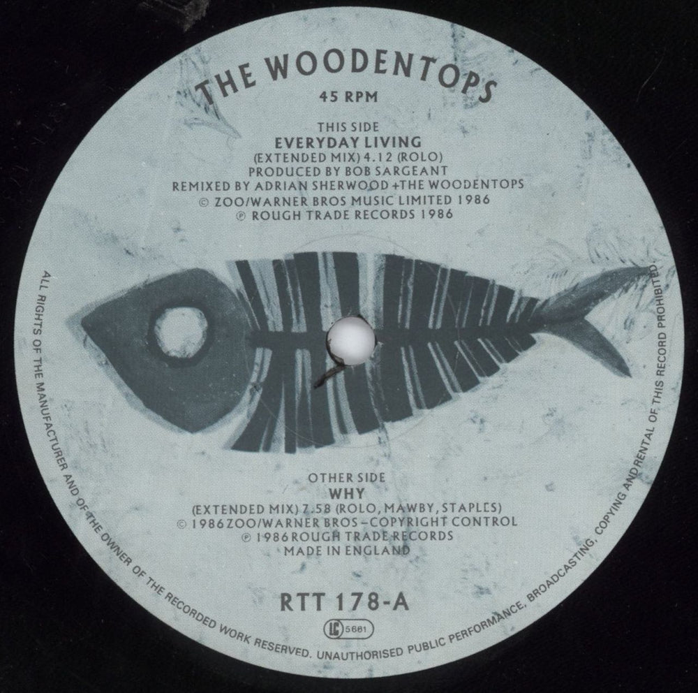 The Woodentops Everyday Living UK 12" vinyl single (12 inch record / Maxi-single) NED12EV815865