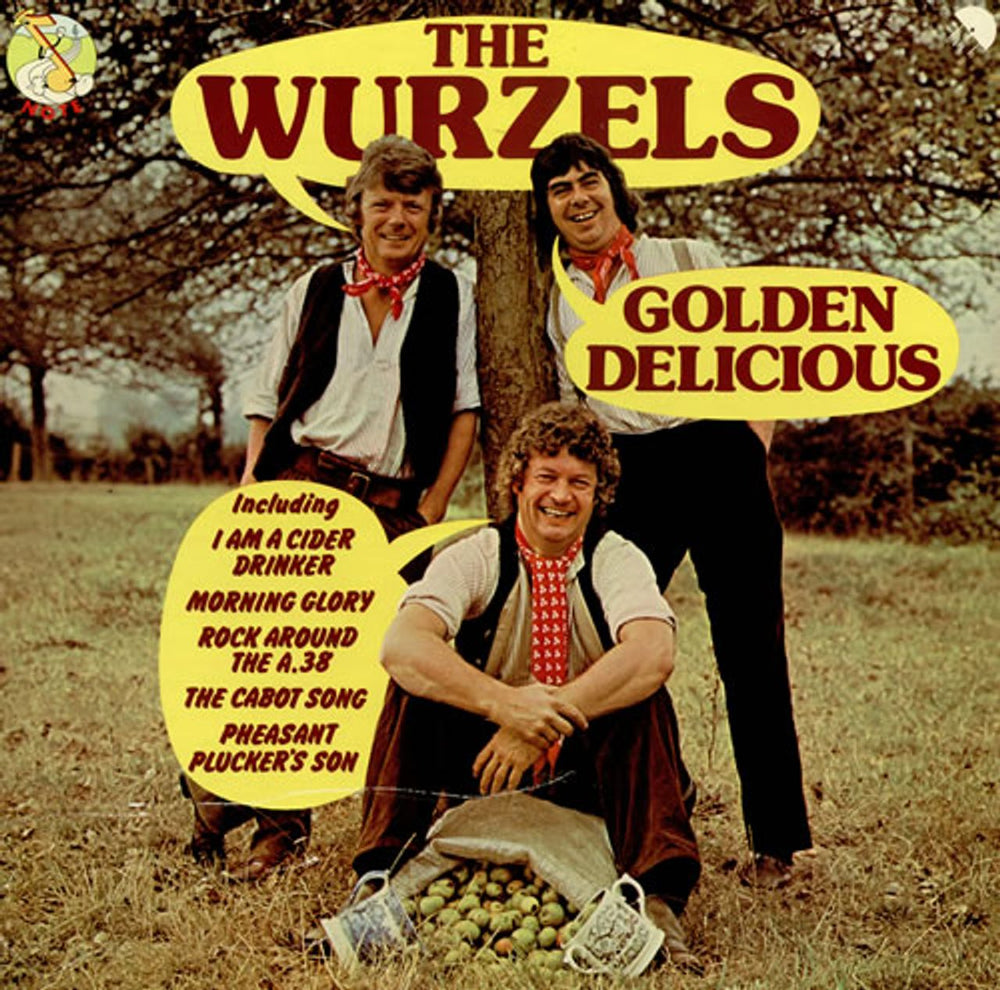 The Wurzels Golden Delicious UK vinyl LP album (LP record) NTS122