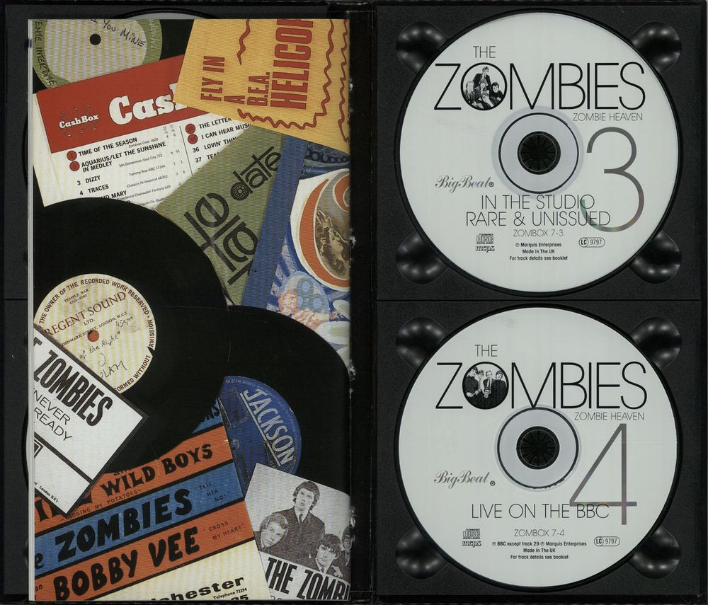 The Zombies Zombie Heaven UK 4-CD album set